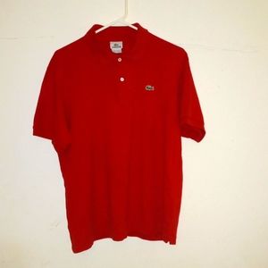 Lacoste Men’s Short Sleeve Pique Polo Shirt Size 6